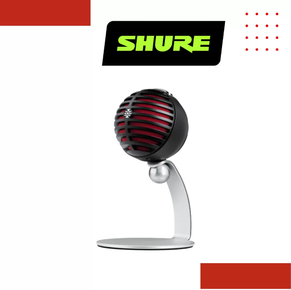 Shure MV5 Digital Condenser Microphone - Black