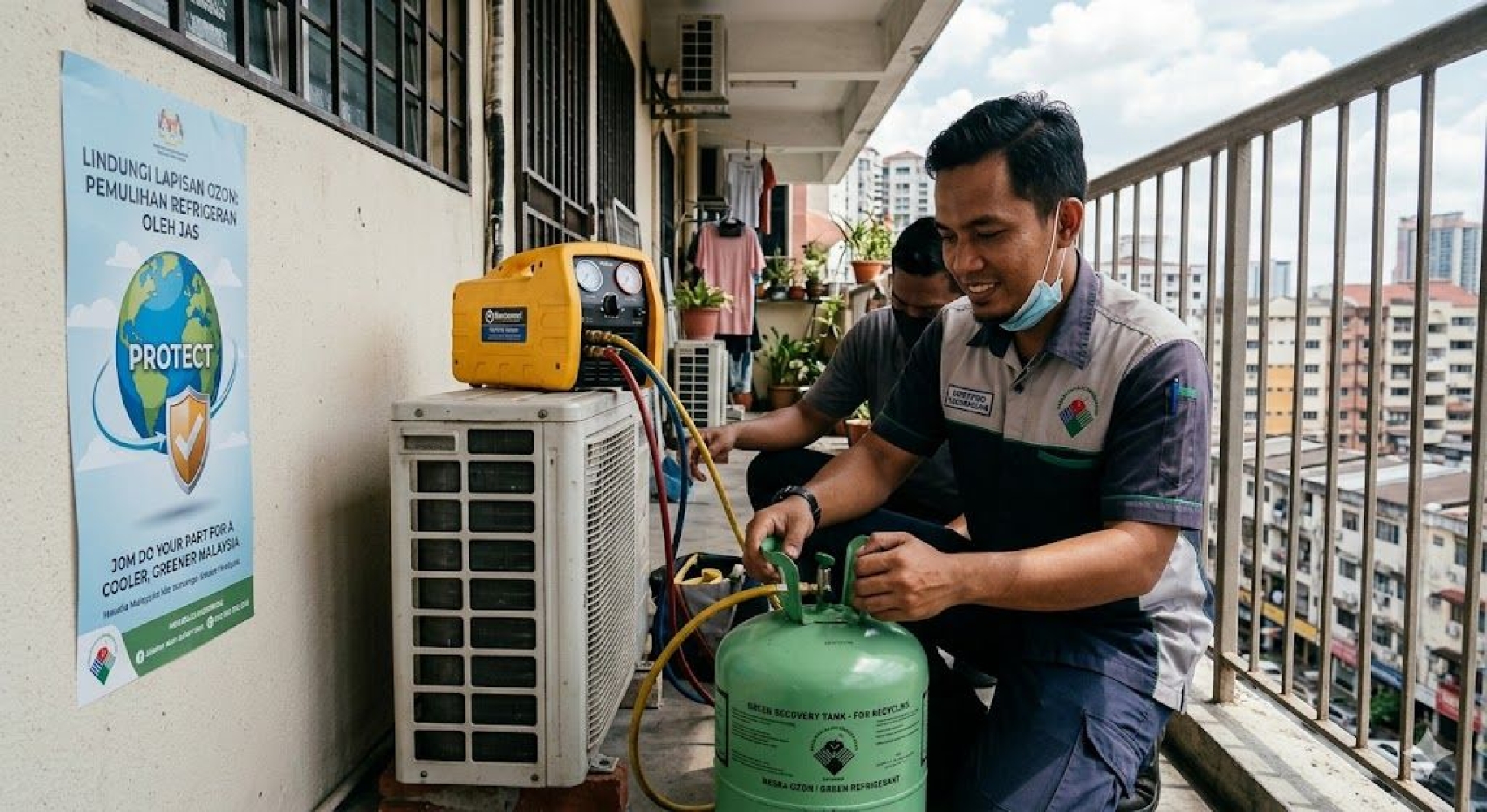 green refrigerant ozone depletion control Malaysia