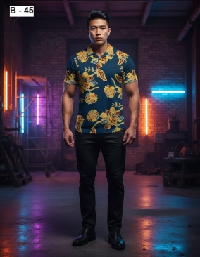 Custom Batik Sublimation T-Shirt