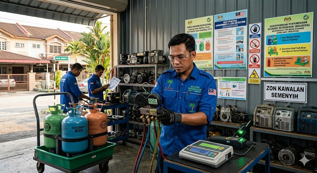 ozone refrigerant containment best practices Malaysia