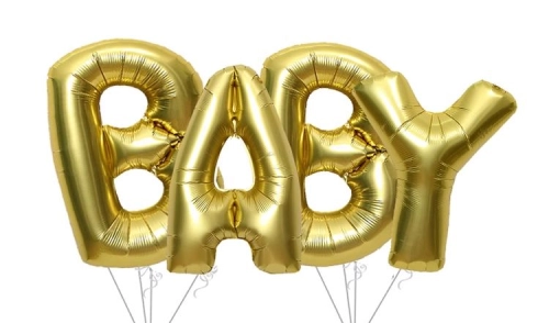 40inch Foil Balloon Alphabet B - Gold (FB-40-BG)