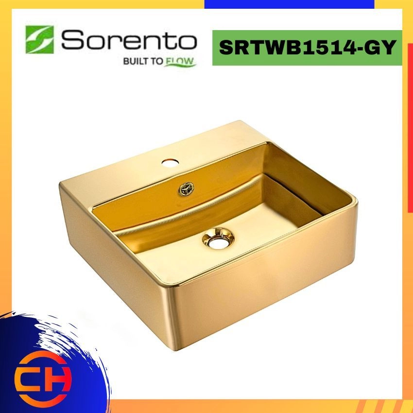 SORENTO COLOUR COUNTERTOP & WALL HUNG BASINS SRTWB1514-GY ( L460xW421xH157mm )