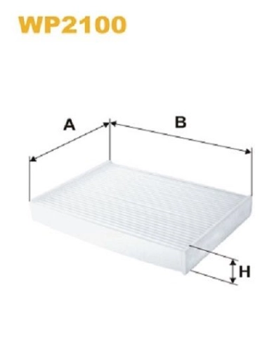 Original WIX Cabin Filter WP2100 - for NISSAN X-Trail III (T32) 1.3 DIG-T