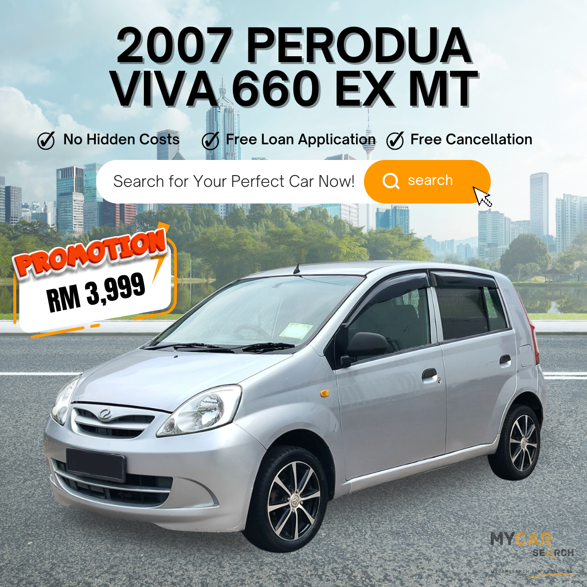 2007 PERODUA VIVA 660 EX MT
