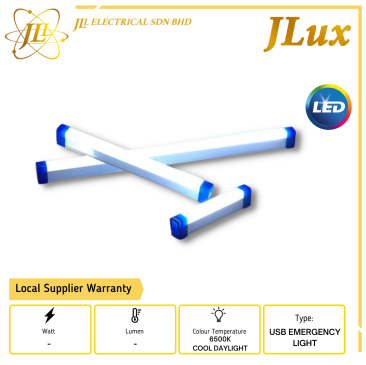 JLux 6500K COOL DAYLIGHT LED USB EMERGENCY BATTEN LIGHT [17CM/32CM/52CM]