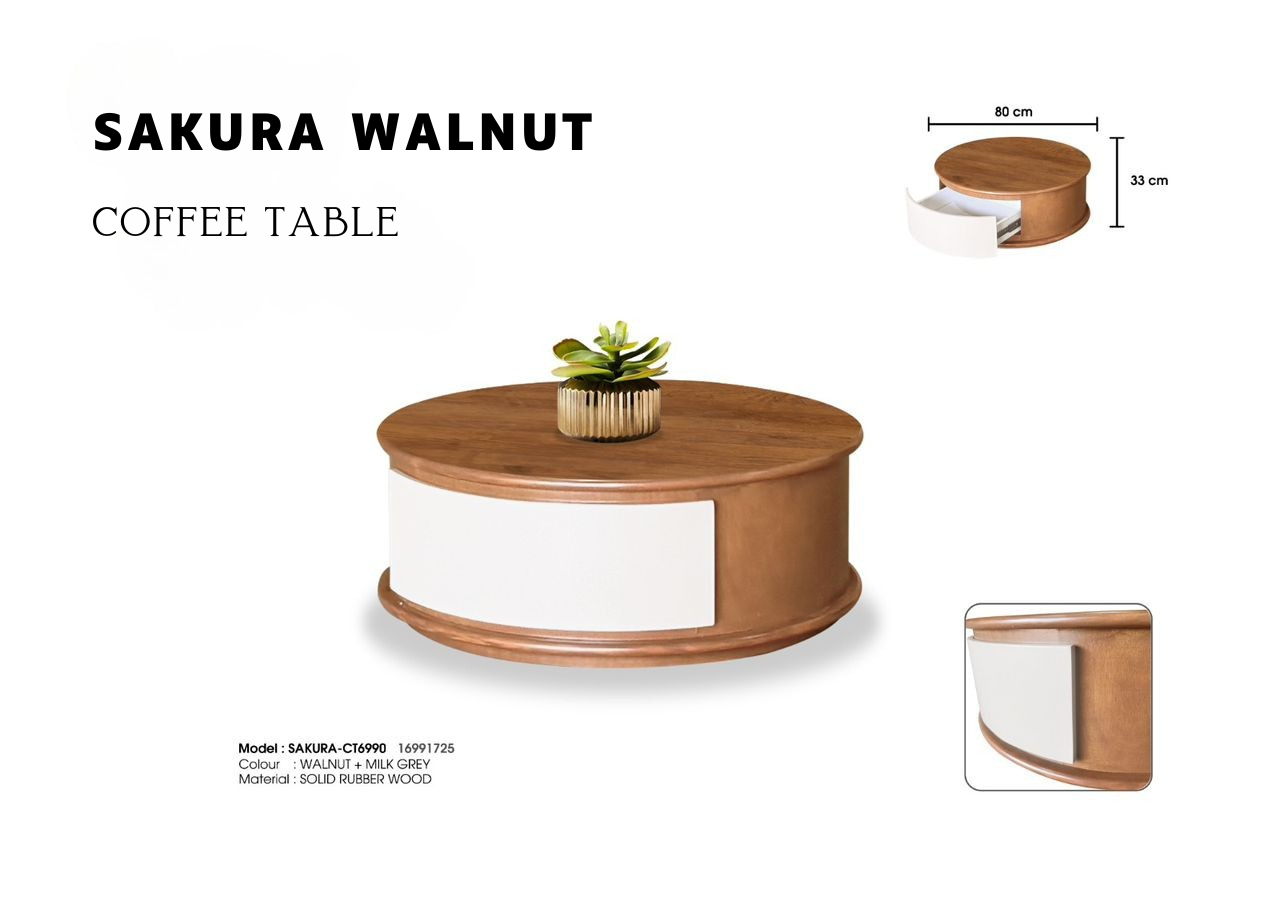 SAKURA WALNUT - COFFEE TABLE