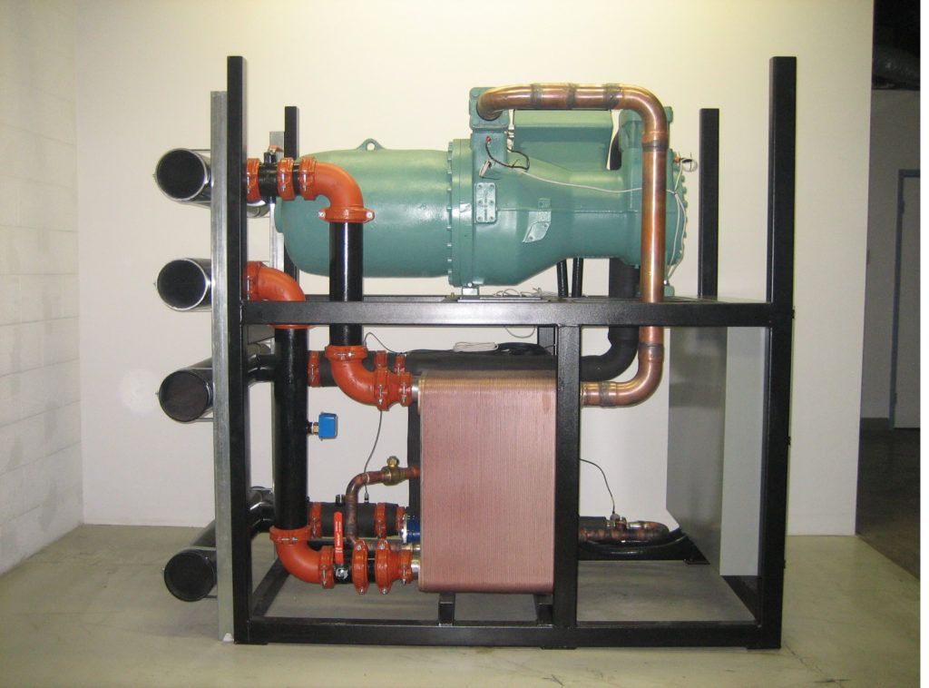 Water-cooled chiller installation guide for buildings