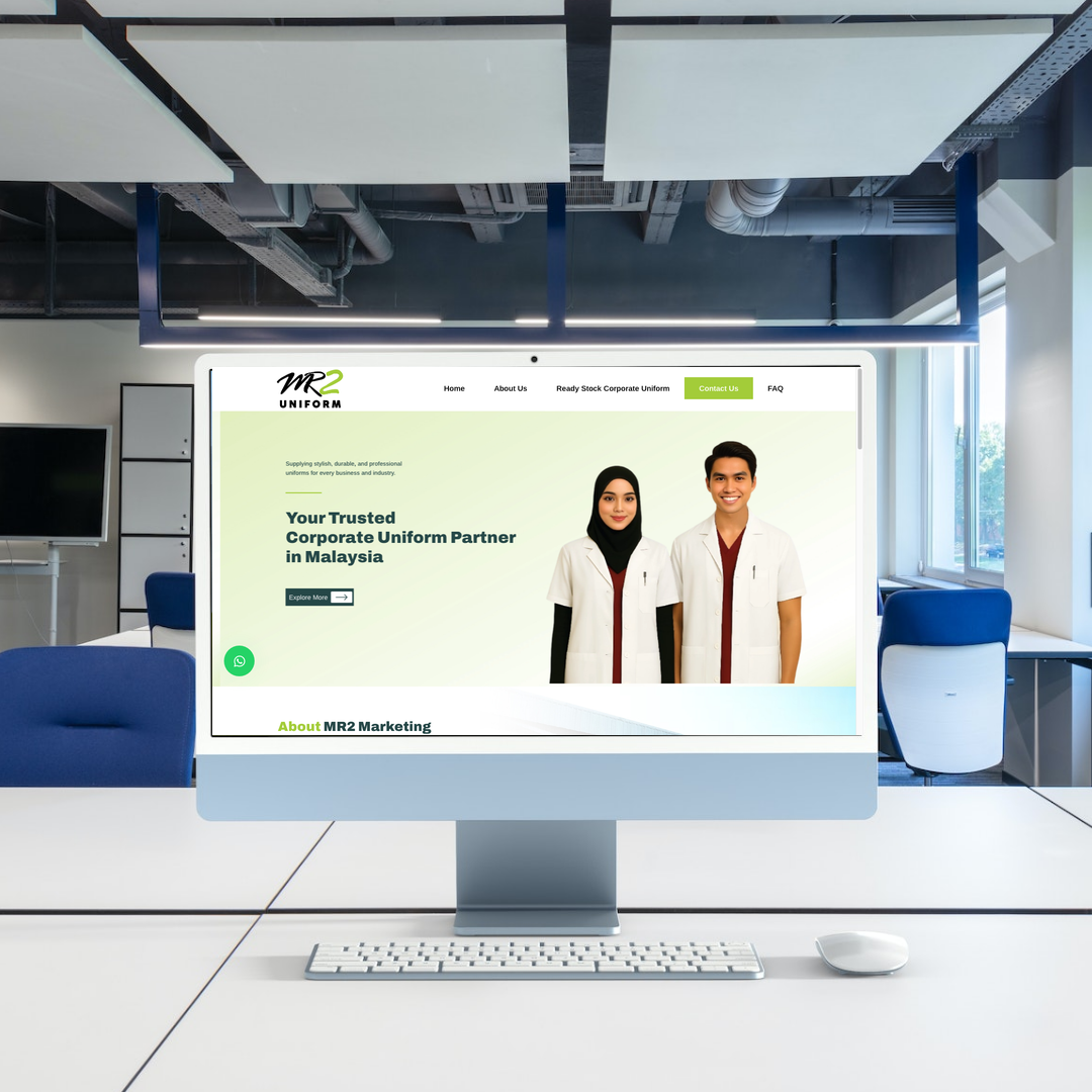 MR2 Marketing Sdn Bhd Website Design & SEO Case Study | Corporate Uniforms Supplier in Johor