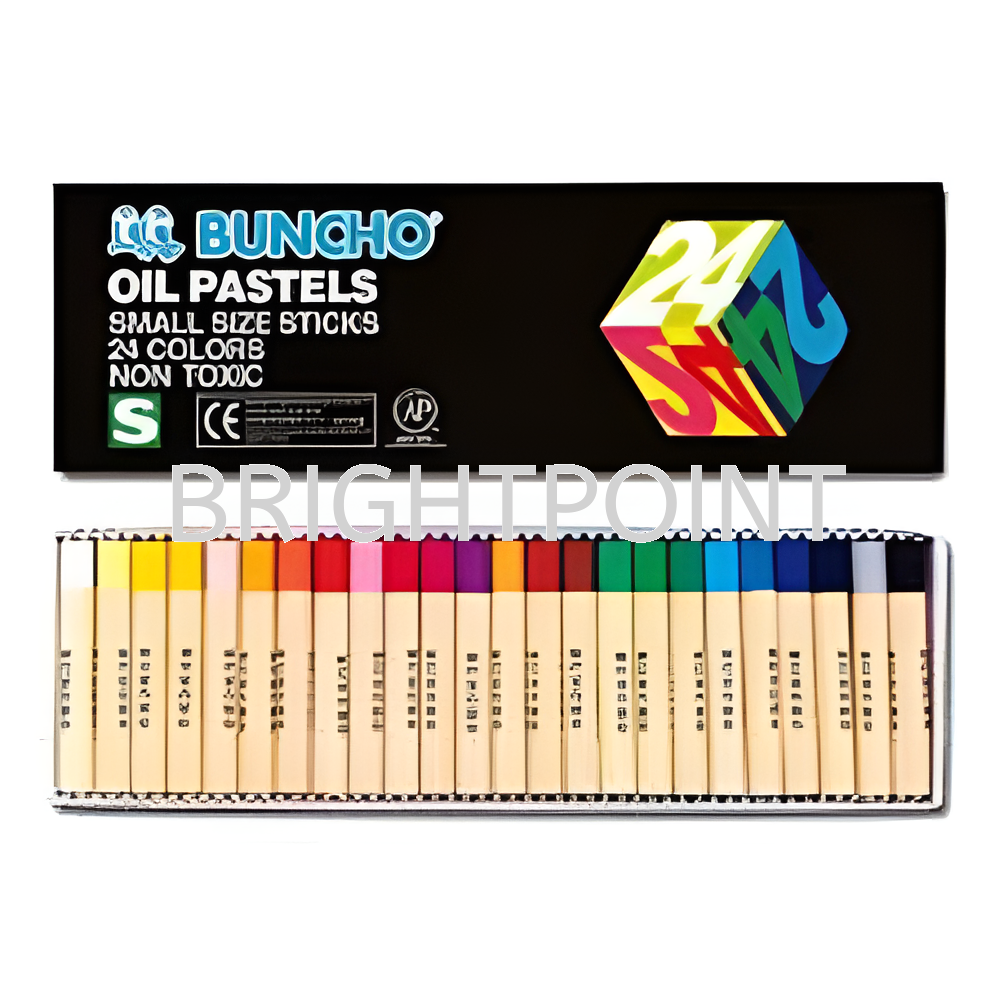 Buncho Wax Crayon / Oil Pastel (24s)