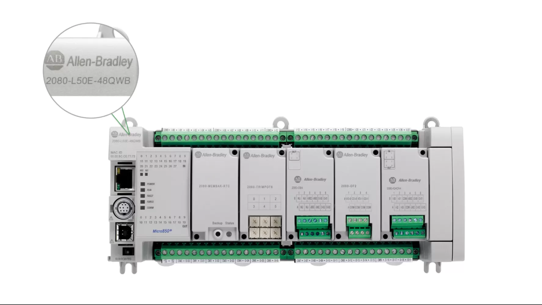 Allen Bradley PLC Micro850 Programmable Logic Controller Systems