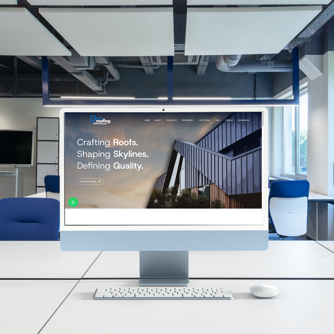 Metal Roofing Manufacturer Website Design & SEO Case Study | Johor