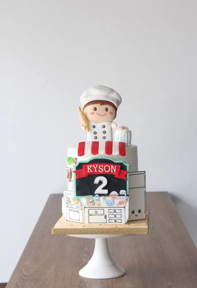 Pastry Boy Chef Cake