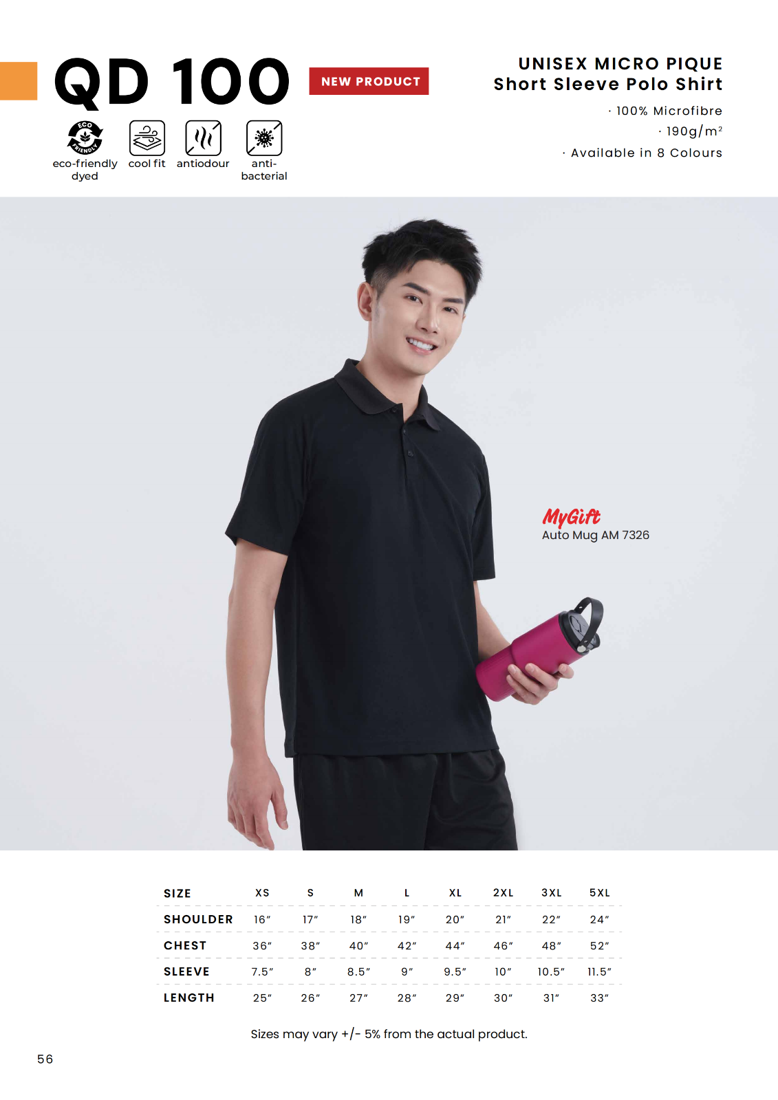 UNISEX MICRO PIQUE Short Sleeve Polo Shirt | Breathable Corporate Uniform | Custom Logo Polo Tee for Office, Events, Team Wear & Promotional Apparel Malaysia