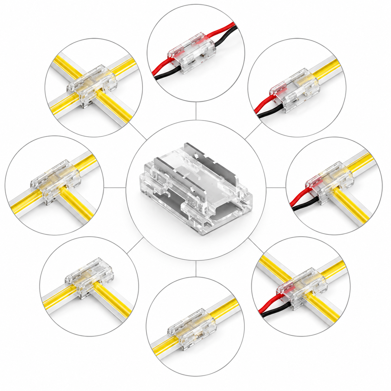 Beetle Clip X Series 8MM Lamp Strip Connector