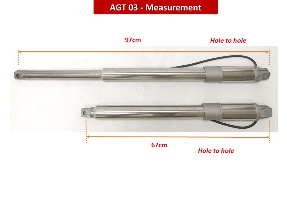 AGT 03 - Stainless Steel Heavy Duty Arm Motor For Swing / Folding Gate