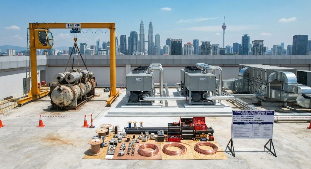 HVAC chiller replacement services Malaysia