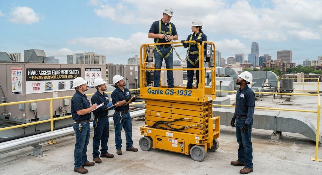 HVAC technician access equipment safety training