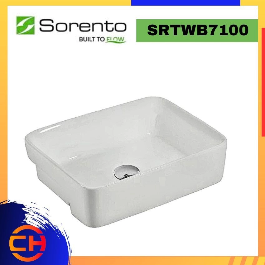 SORENTO SEMI-RECESSED BASINS SRTWB7100 ( L480xW370xH130mm )