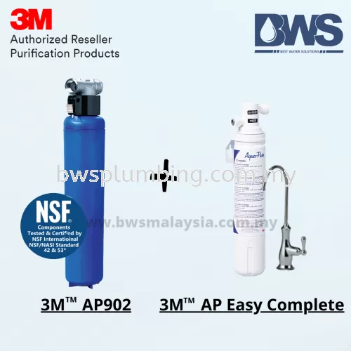 3M AP902 Outdoor Water Filter Package with 3M AP Easy Complete Indoor Drinking Water Filter