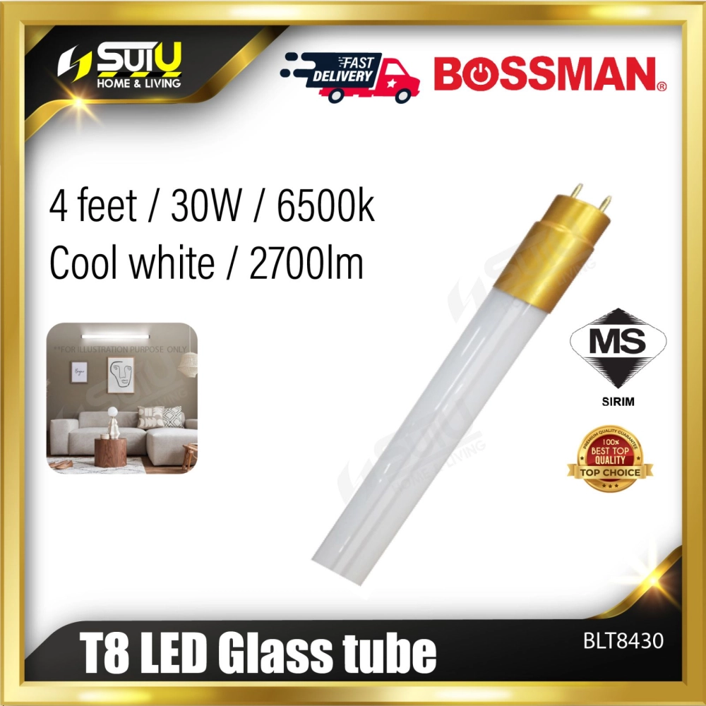 BOSSMAN BLT8430 T8 LED Glass tube