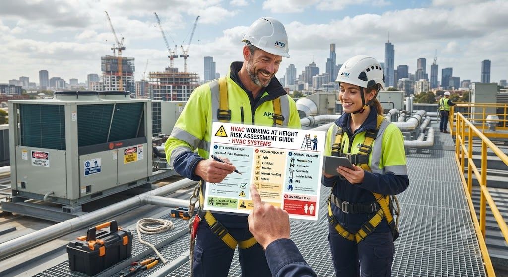 HVAC working at height risk assessment guide