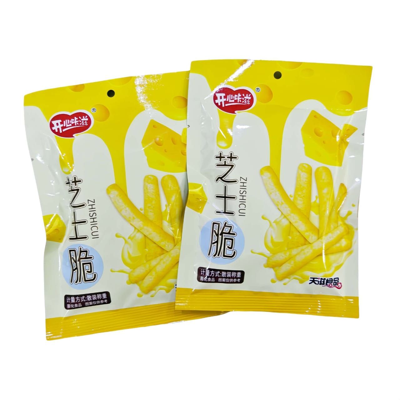 开心咔滋芝士脆片HAPPY CHEESE CHIPS[20PACK/CTN][10BAG/CTN]
