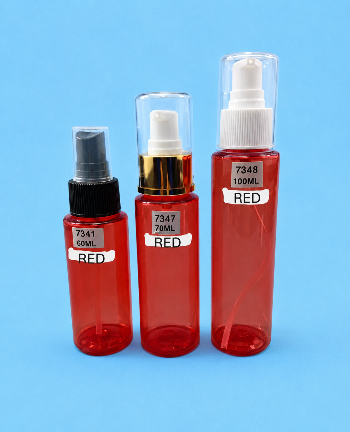 Set Spray & Pump Bottle : : 7350 & 7341 &  7347 & 7351 & 73487341 60ml 7347 70ml 7348 100ml