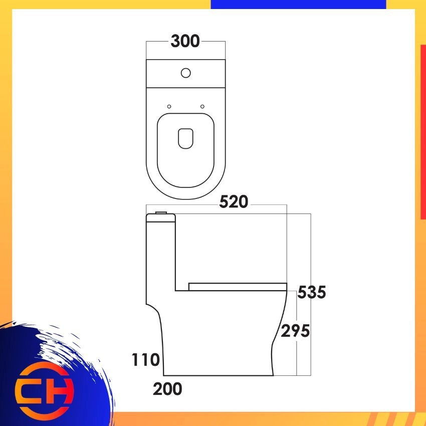 SORENTO WATER CLOSET SRTWC204 (Children Water Closet) 