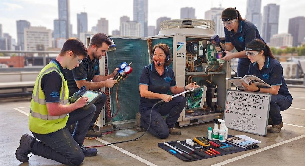 VRV HVAC maintenance skills development
