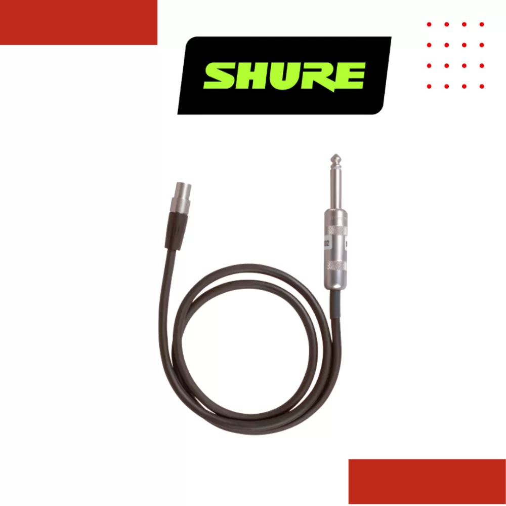 SHURE WA302 Instrument Cable BODYPACK TO GUITAR