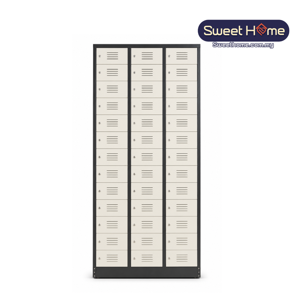 36 Compartment Steel Locker With Steel Swinging Door C/W Camlock ( SH - 0003 )