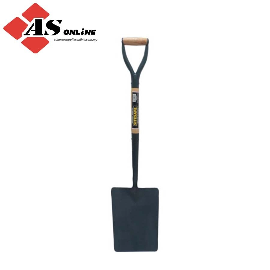 SITESAFE Carbon Manganese Steel, Shovel, Wood Handle D-Grip, 1000mm / Model: SSF5227791B