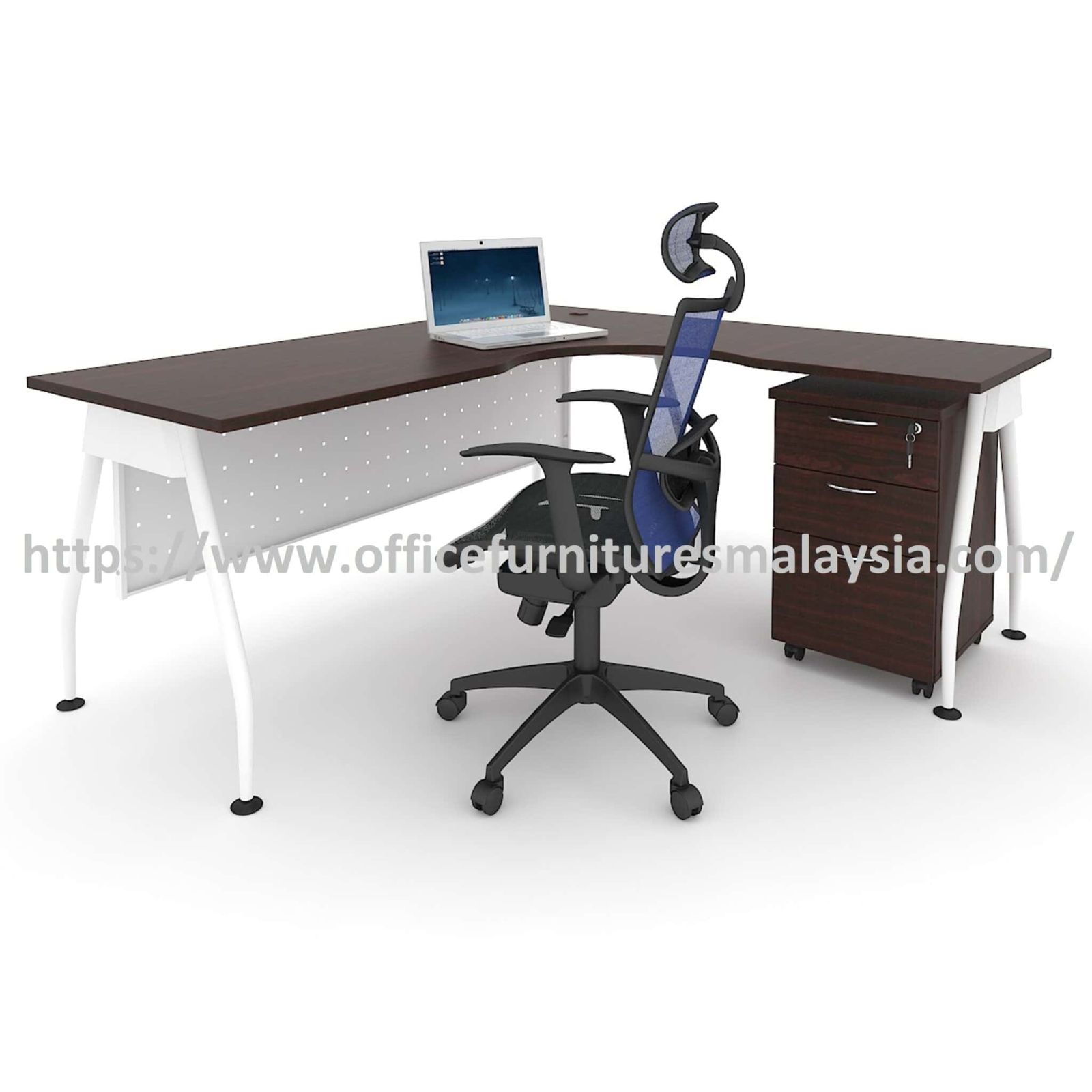 6 ft Modern Design Office L Shaped Director Desk OFAM1815