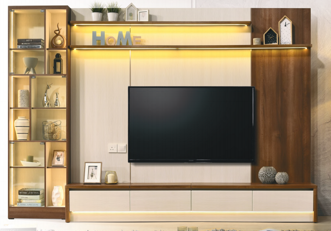 VD-2066 SET 1 WALL STAND TV CABINET (LCD SERIES)