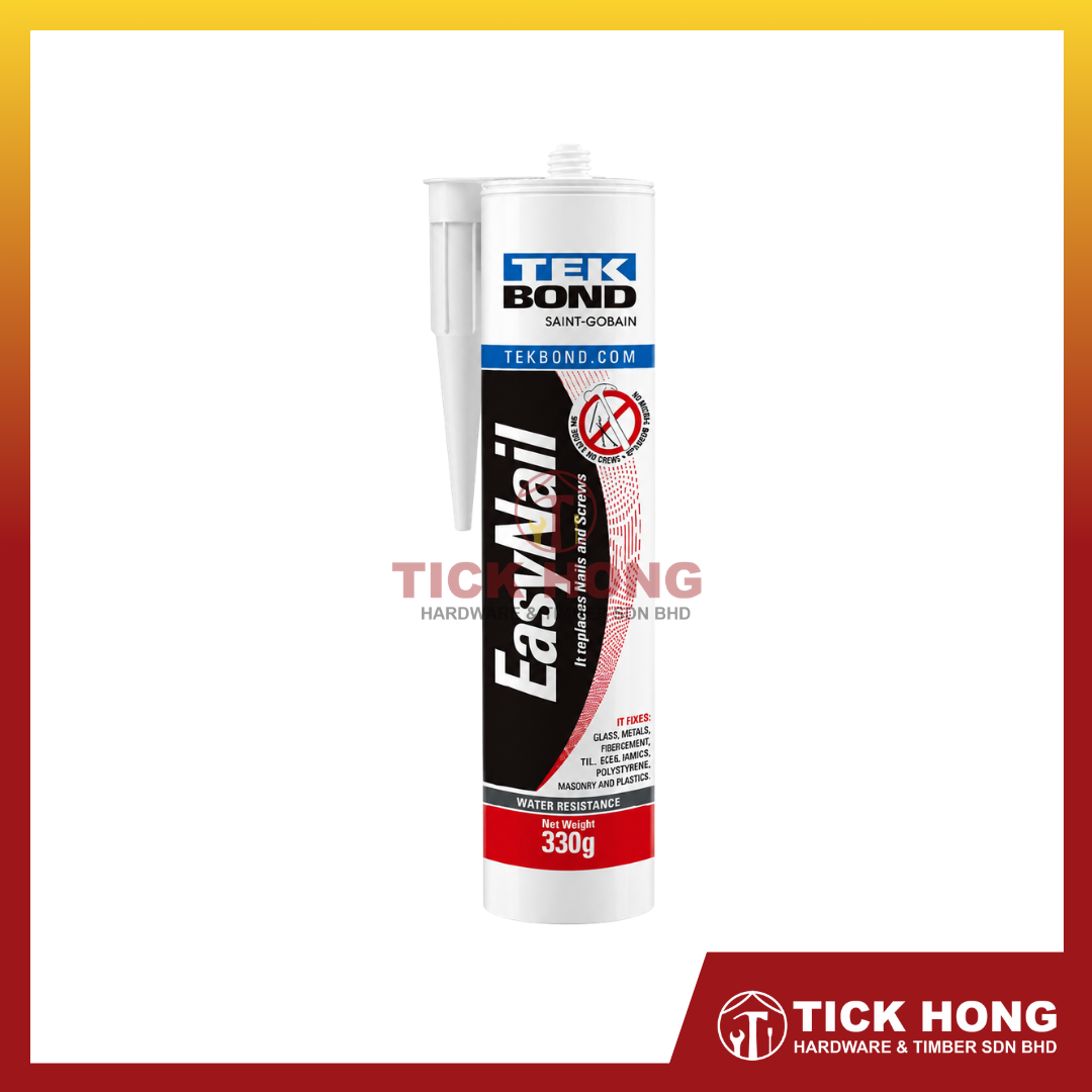 TEKBOND Easynail Water Based Solvent Construction Adhesive - Yellow 330G