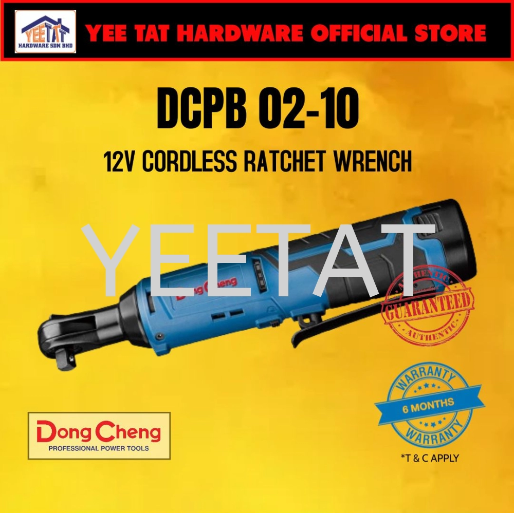 [ DONGCHENG ] DCPB02-10 Cordless Ratchet Wrench 12V