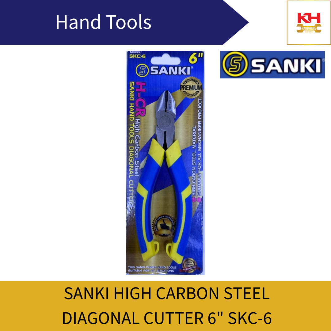 SANKI High Carbon Steel Diagonal Cutter 6" SKC-6