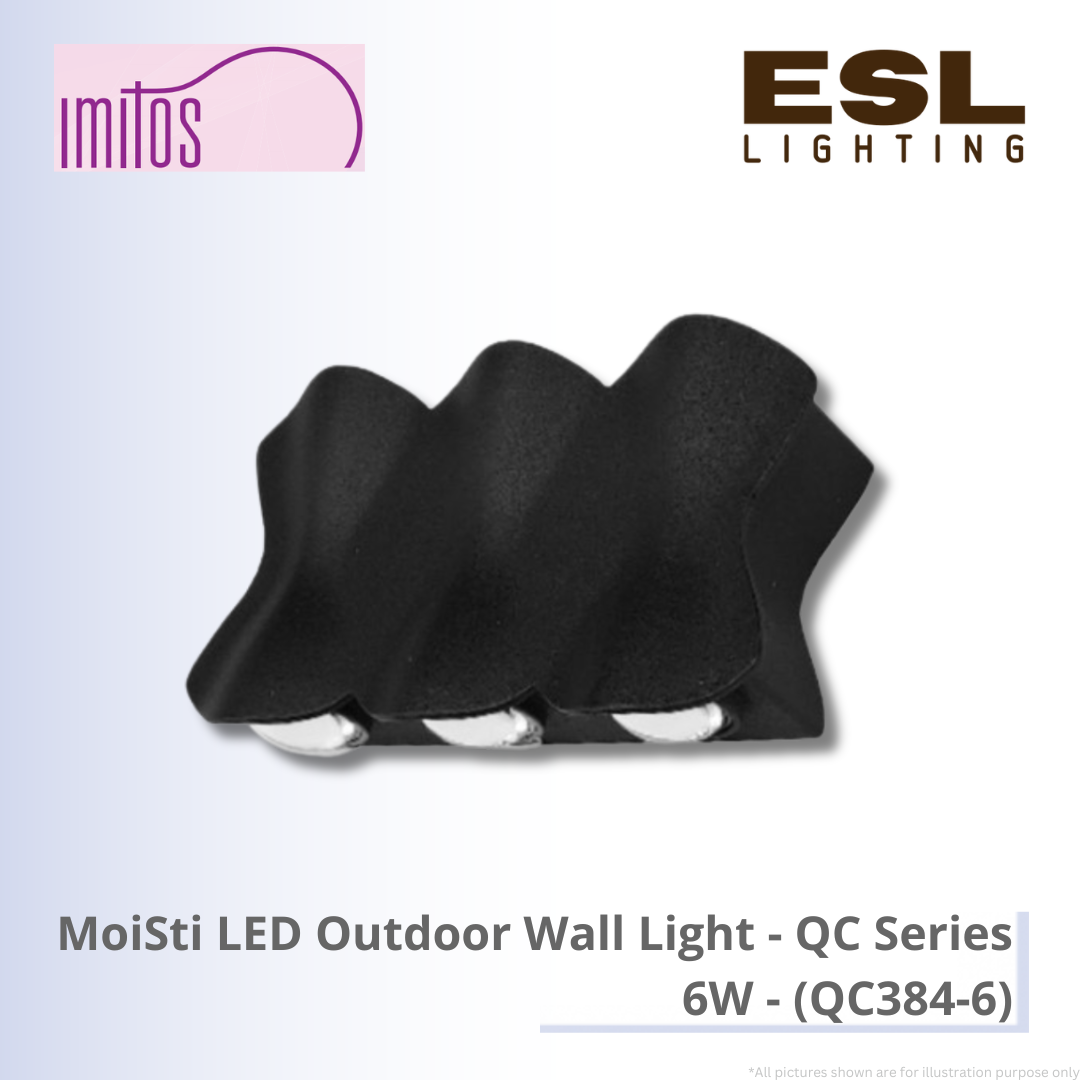 IMITOS MoiSti LED Outdoor Wall Light (QC Series) 6W - QC384-6