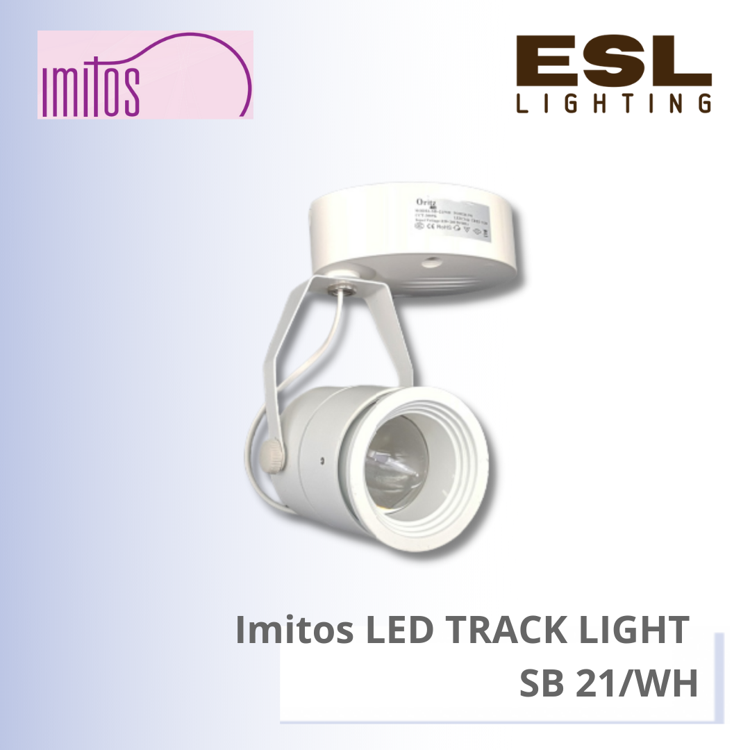 IMITOS Oritz LED TRACK LIGHT 9W - SB 21/WH