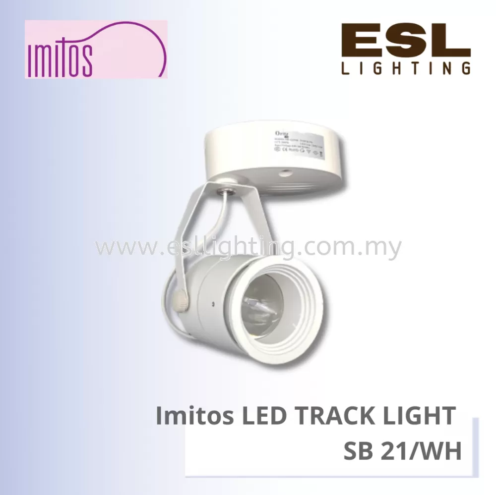IMITOS Oritz LED TRACK LIGHT 9W - SB 21/WH