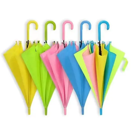 Customized Windproof Hook Handle Umbrella for Kids  02