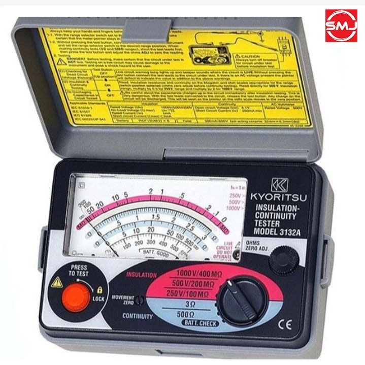 Kyoritsu 3132A Analogue Insulation/ Continuity Testers