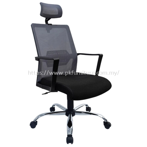 BUDGET MESH CHAIR - PK-BGMC-49-H-L1 - MESH 49 HIGH BACK MESH CHAIR (CHROME)