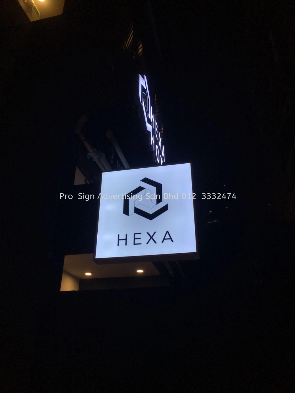 3D BOX UP LED FRONT LIT (HEXA HOTEL, KL, 2019)