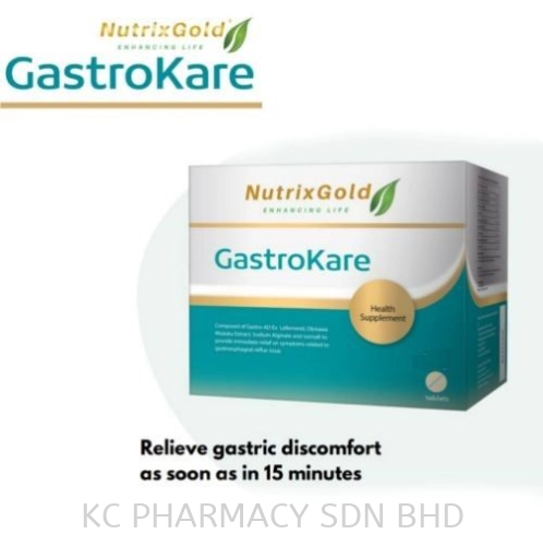 (HOT PRODUCT) Nutrixgold Gastrokare 3 x 10's (ONE PACK) (EXP:01/2025) (For Gastric,Heartburn & Chest pain)
