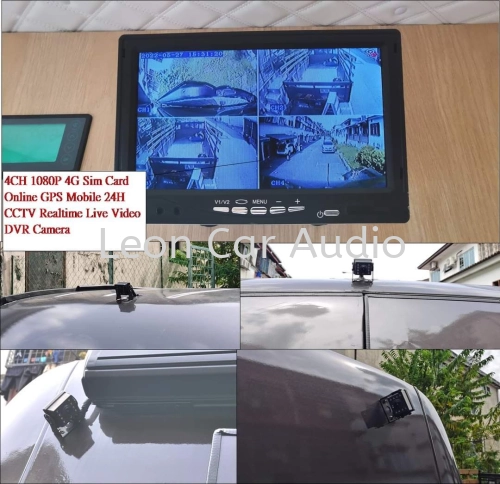 Campervan motorhome Caravan RV cctv monitor system