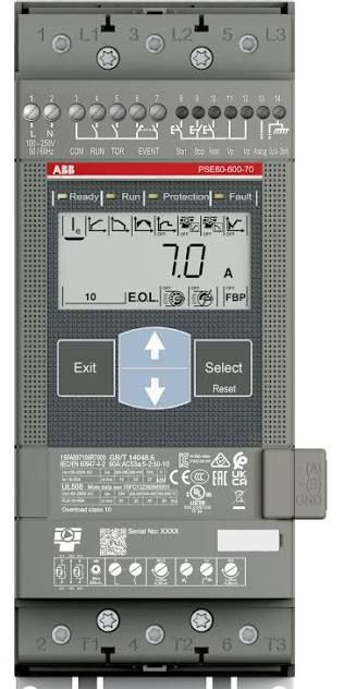 ABB PSE Digital Soft Starter for Three Phase Motor, 30kW