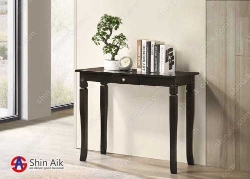 CT77031(KD) (3'ft) Wenge Classic Elegant Solid Wooden Console Table 