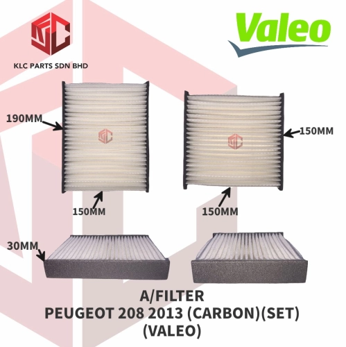 AIR FILTER PEUGEOT 208 2013 (CARBON) (SET) (VALEO)