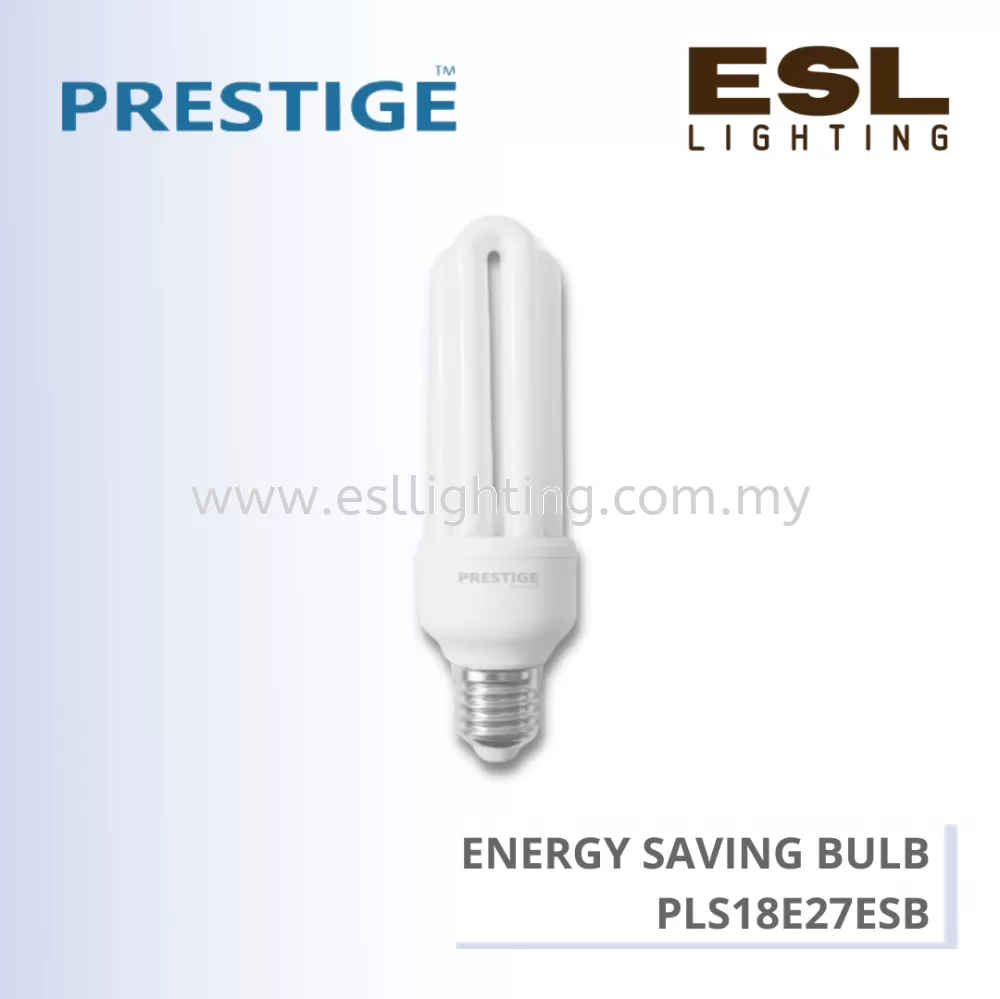 PRESTIGE ENERGY SAVING BULB E27 18W - PLS18E27ESB [SIRIM]